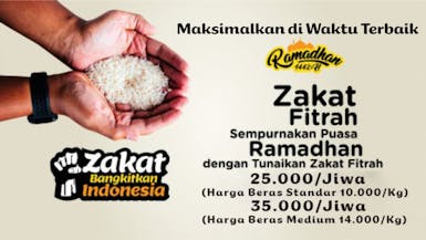 Tunaikan Zakat Fitrah #BangkitkanIndonesia melalui Lazismu