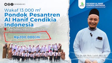 TANAH 13000 METER INI AKAN DIBANGUN PESANTREN QURAN, ADAB DAN TEKNOLOGI