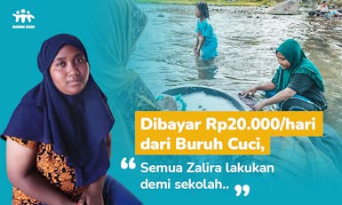 Zalira, Yatim Buruh Cuci yang Ingin Jadi Guru