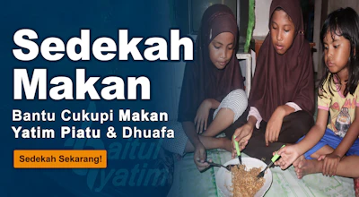 Sedekah Makan Anak Yatim Dhuafa