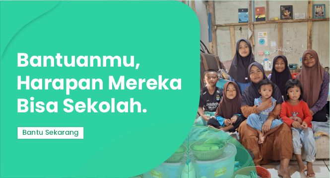 Menjadi Single Parent, Ibu Harlik Berjuang Menghidupi 8 Anaknya