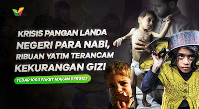1000 Paket Makan Bergizi untuk Yatim Palestina