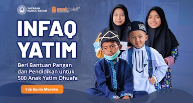 Infaq Yatim Kebahagiaan untuk 500 Anak Yatim Dhuafa