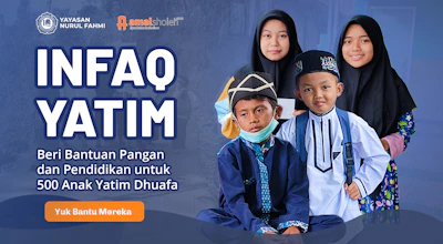 Infaq Yatim Kebahagiaan untuk 500 Anak Yatim Dhuafa