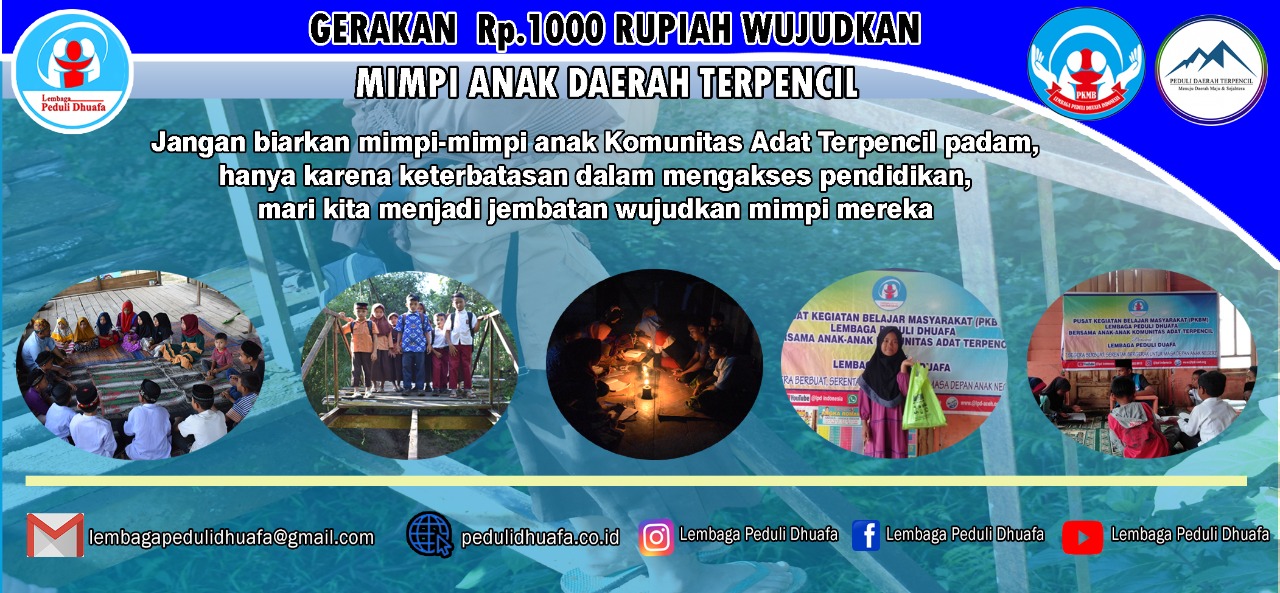 Bantu Merajut Mimpi Anak-Anak Daerah Terpencil