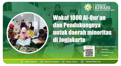 WAKAF 1000 AL-QUR'AN DAN PENDUKUNGNYA UNTUK DAERAH MINORITAS DI JOGJA
