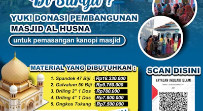 Wakaf Kanopi Masjid Al Husna