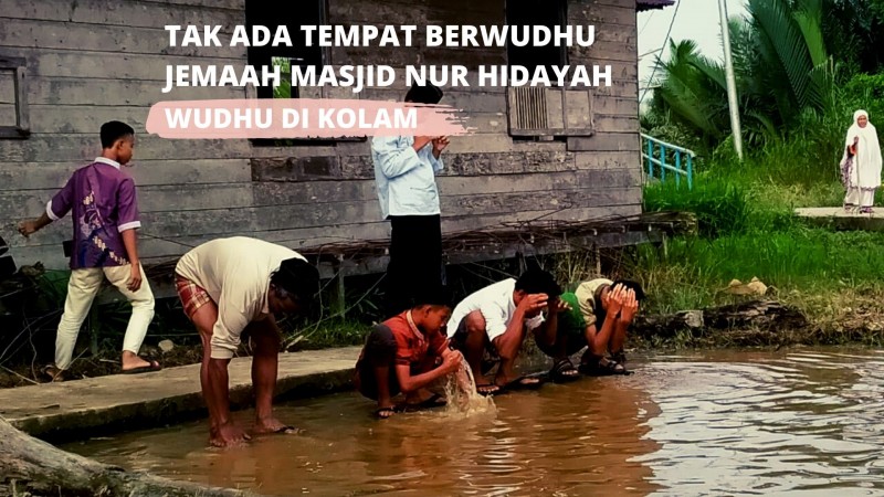 50 Tahun tak Memiliki Tempat Wudhu, Patungan Tempat Wudhu Masjid Nur Hidayah