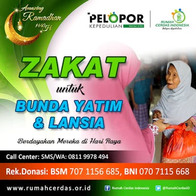 Zakat untuk Yatim & Lansia