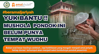 YUK BANTU!! MUSHOLA PONDOK INI BELUM PUNYA TEMPAT WUDHU