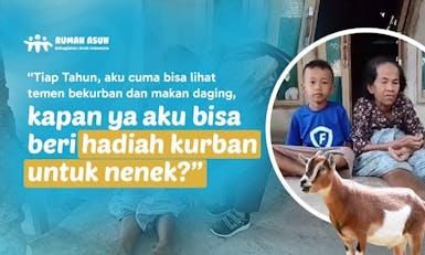 Wujudkan Momen Istimewa Berkurban Hamdan Untuk Neneknya