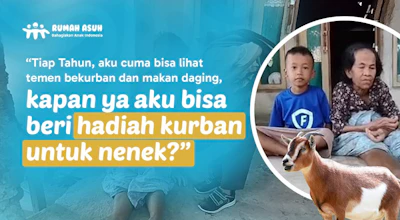 Wujudkan Momen Istimewa Berkurban Hamdan Untuk Neneknya