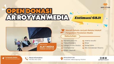 Donasi Pengadaan Peralatan Media Dakwah