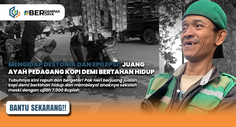 Sering Kejang dan Idap Destonia, Bantu Juang Penjual Kopi Bertahan Hidup