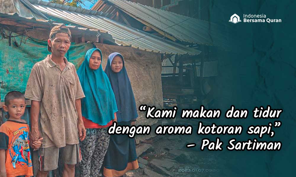 Tinggal di Kandang Sapi, Wujudkan Rumah Layak Huni untuk Keluarga Pak Sartiman