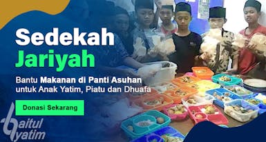 Bagikan Makan untuk Anak-anak Panti Asuhan