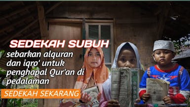 Bantu sedikan Quran dan Iqro untuk santri di pelosok