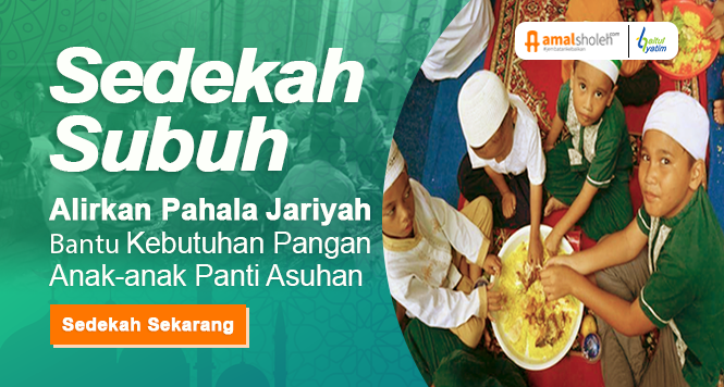Sedekah Makan Untuk Yatim-Piatu, Dhuafa di Panti Asuhan