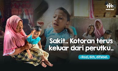 Rozi, Difabel Harus Operasi Penyakit Hirschsprung