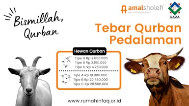 Tebar Qurban Pedalaman