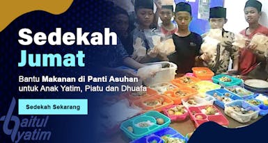 Bagikan Makanan untuk Adik-adik Panti Asuhan