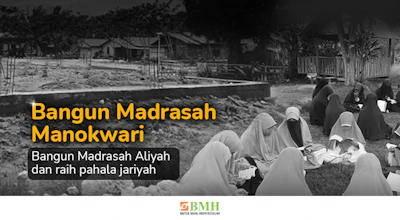 Bangun Madrasah Aliyah Pertama di Arfai Manokwari