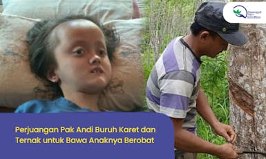 Bantu Pak Andi Bawa Anaknya yang 10 tahun Sakit Hidrosefalus