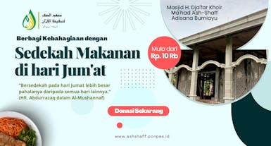 Sedekah Subuh : Berbagi kebahagiaan dengan Sedekah Makanan