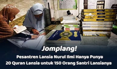 Belikan Quran untuk Lansia Pesantren Nurul Iman