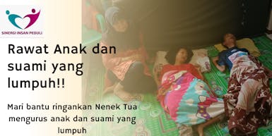 Nenek Tua, Rawat 2 Anak Suami Sakit Lumpuh