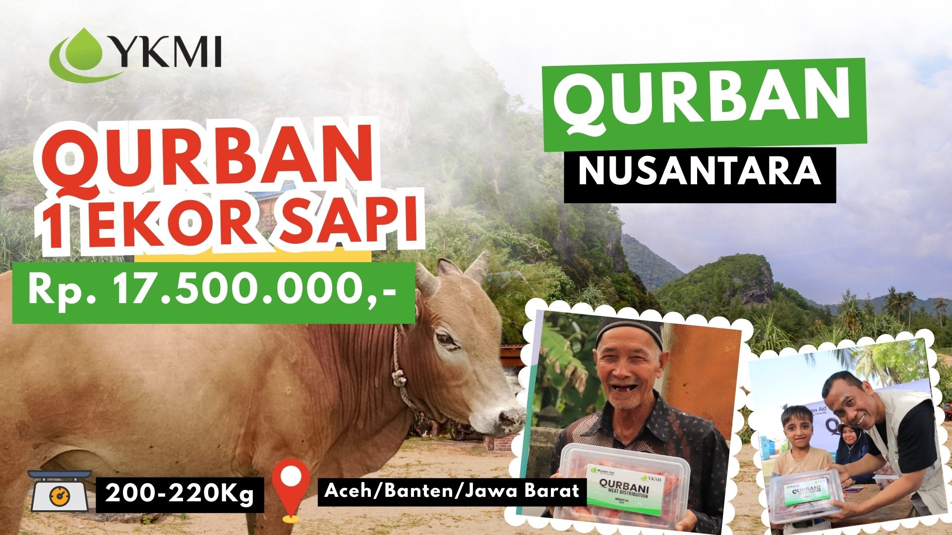 Qurban Nusantara 1 Ekor Sapi