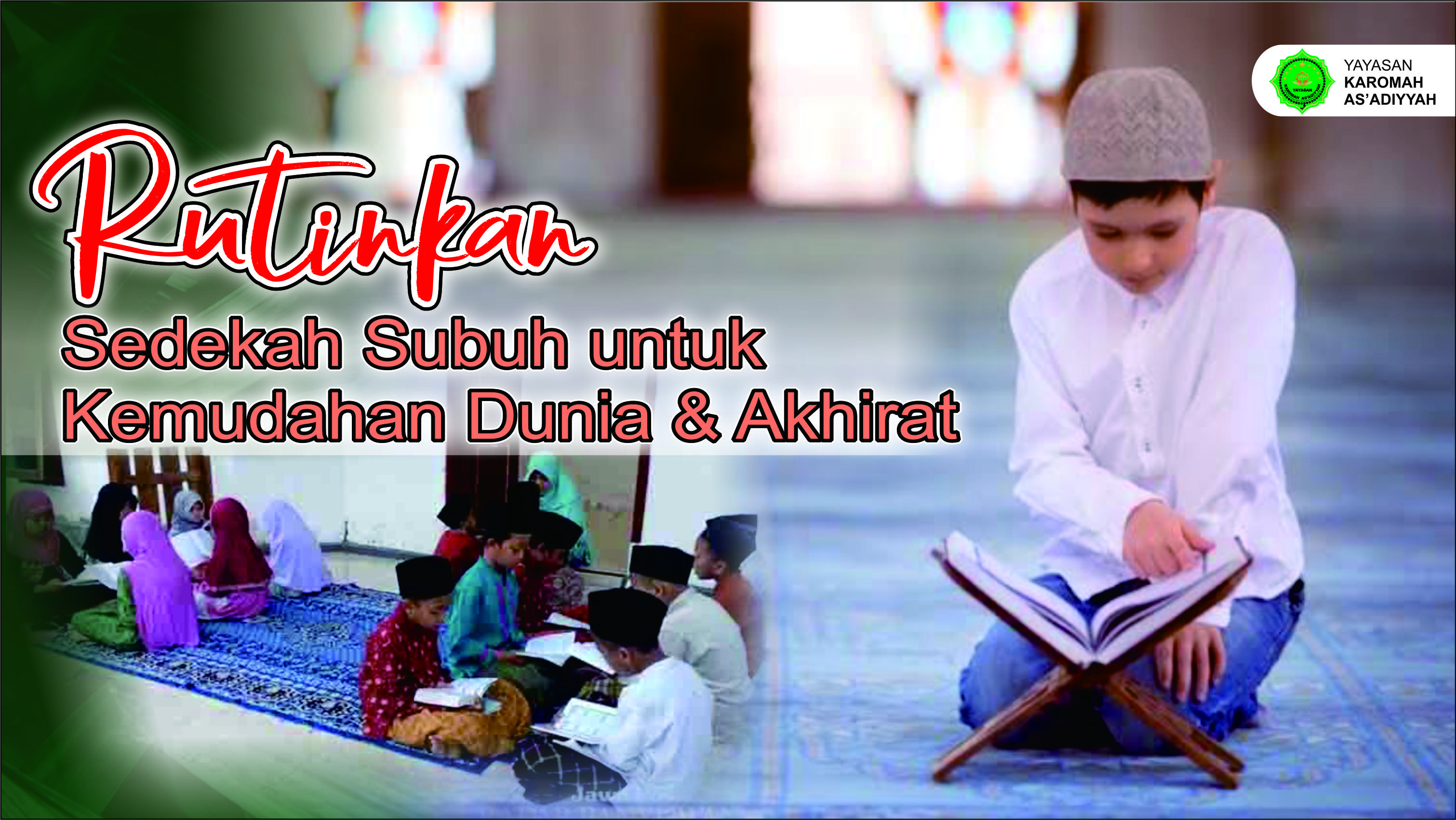 Sedekah Awal Bulan Untuk Santri Penghafal Quran