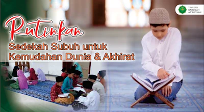 Sedekah Awal Bulan Untuk Santri Penghafal Quran
