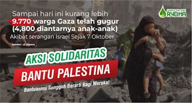 BUKAN PILIHAN, TAPI INI KEWAJIBAN, Aksi Solidaritas Bantu Warga Palestina