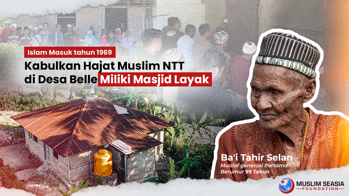 Selamatkan Masjid Pertama Belle di Pelosok Timor