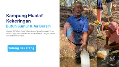 Bangun Sumur & Bantu Air Bersih untuk Kampung Mualaf di Alor NTT