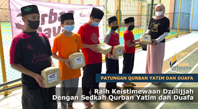 Raih Keutamaan dengan Sedekah Qurban Yatim dan Duafa