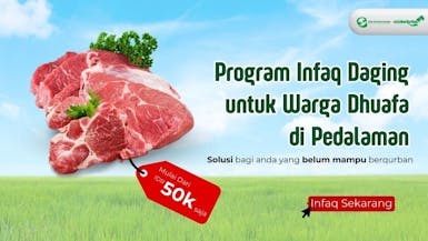 Infak Daging Untuk Masyarakat Dhuafa Pedalaman