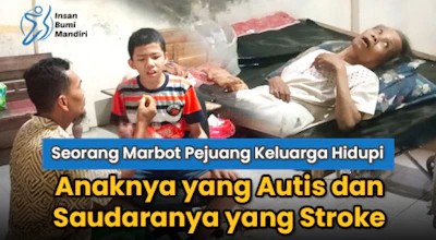 Pak Tachmirudin, Seorang Marbot Berjuang Merawat Anaknya yang Autis dan Saudaranya yang Stroke