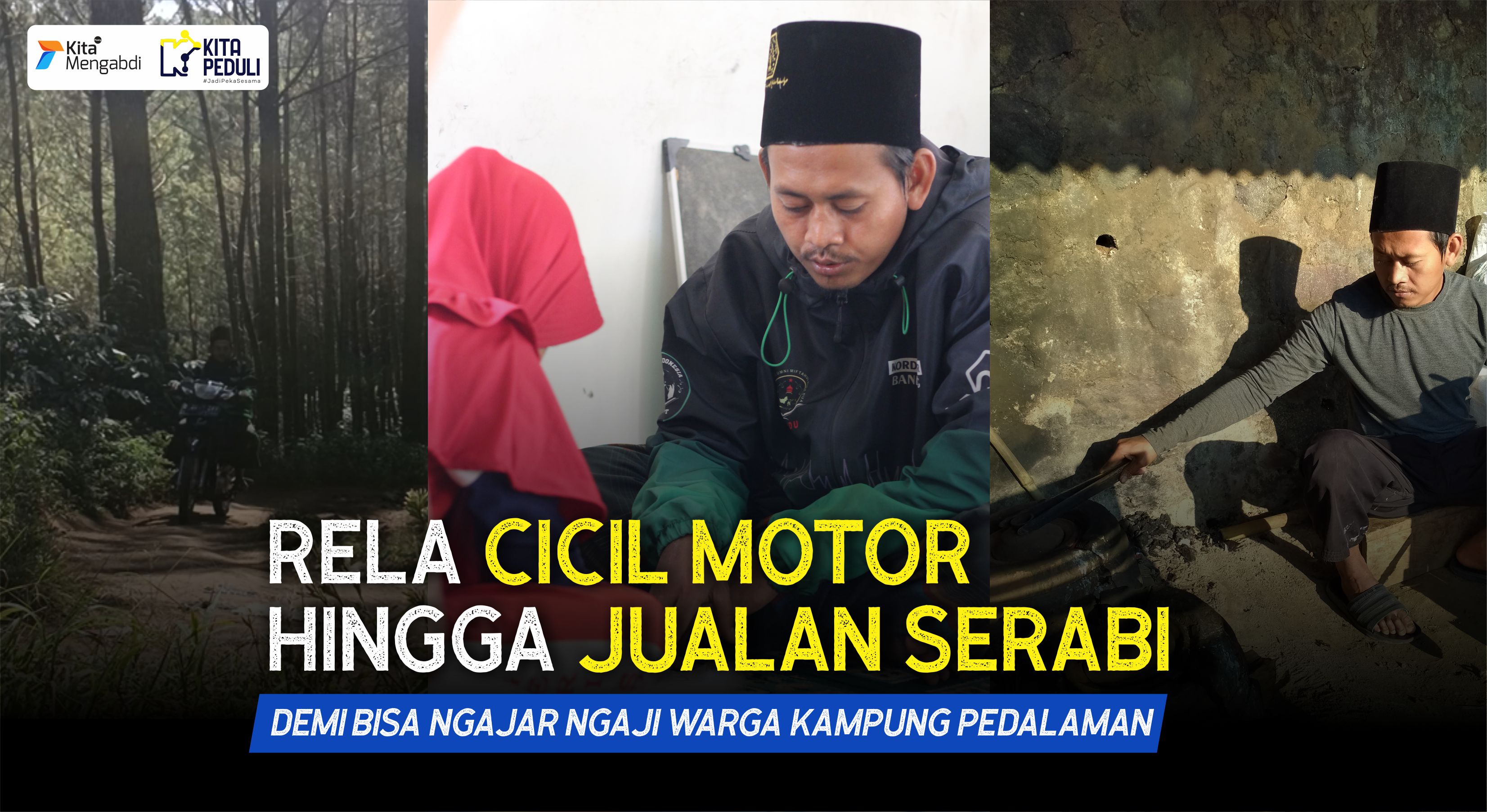 Bantu Ustadz Pencetak Serabi Lahirkan Hafidz Al-Quran