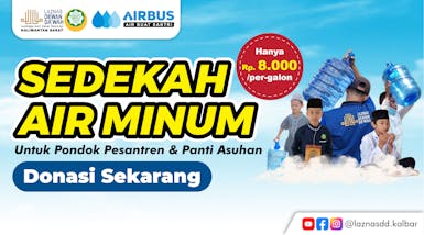 Sedekah Air Minum Buat Santri
