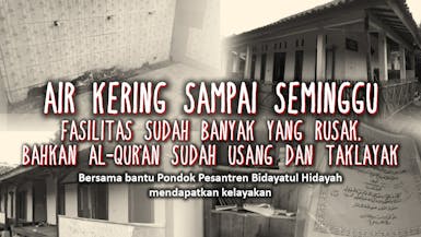 Wakaf Fasilitas Untuk Ponpes Bidayatul Hidayah Di Pelosok Banten