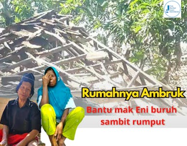 Bantu Bangun Rumah Mak Eni