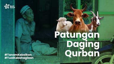 Rayakan Qurban  Bersama Warga Kampung Cikalaces