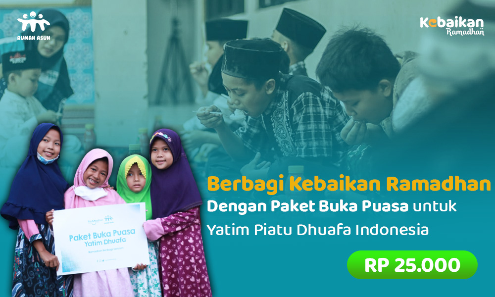 Berbagi Paket Buka Puasa untuk Yatim Dhuafa Indonesia