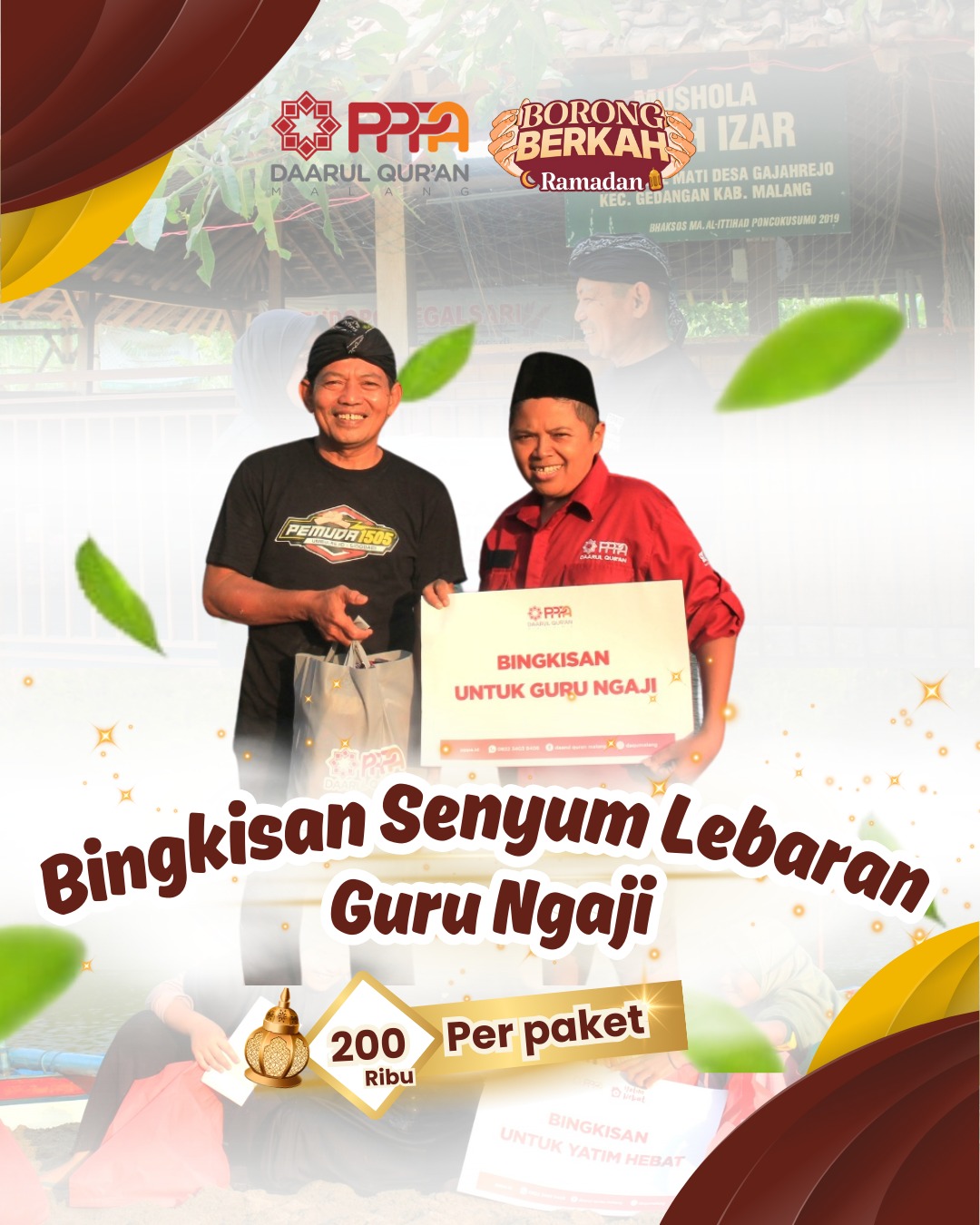 Bingkisan Senyum Lebaran Guru Ngaji