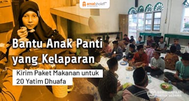 Beri Makanan Berbuka untuk Anak Yatim di Panti Asuhan