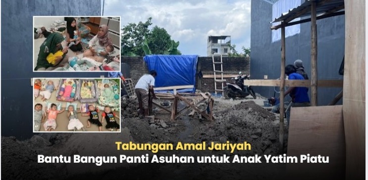 Sedekah Jariyah Bangun Panti Asuhan untuk 15 Anak Yatim, Piatu & Dhuafa
