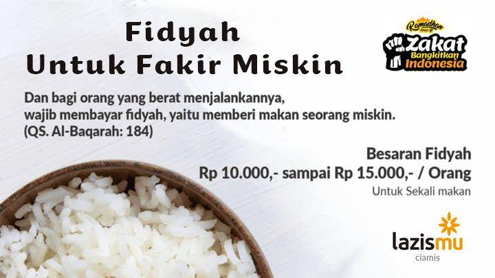 Bayar Fidyah Puasa Ramadhan