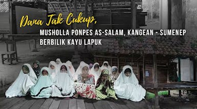 Jariah Perbaiki Musholla untuk Para Santri Pelosok Madura